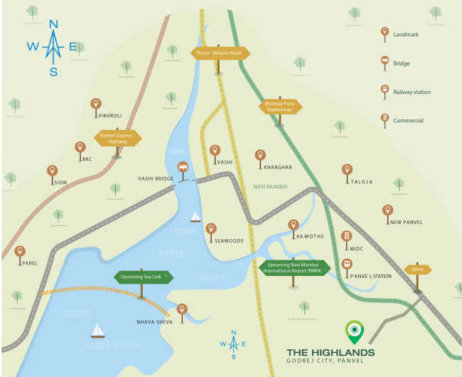 Godrej Hill Vista Panvel - Location Map