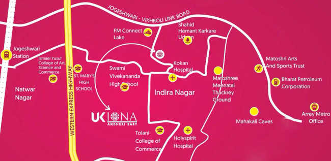 UK Iona Jogeshwari - Location Map