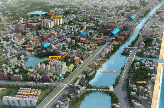 Urbanrise The World Of Joy Siruseri - Location Map