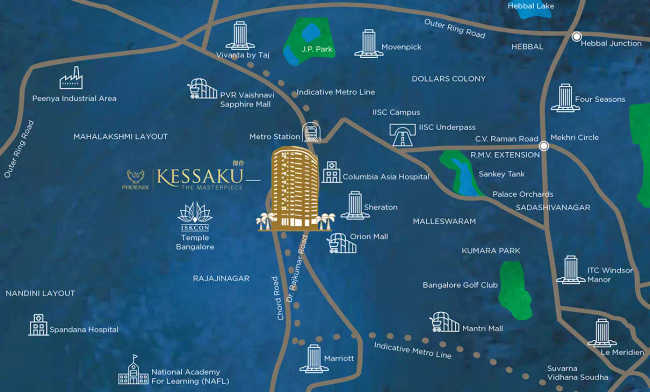 Phoenix Kessaku Rajajinagar - Location Map