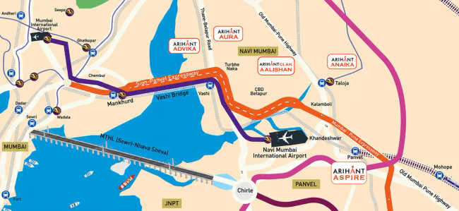 Arihant Aspire Panvel - Location Map