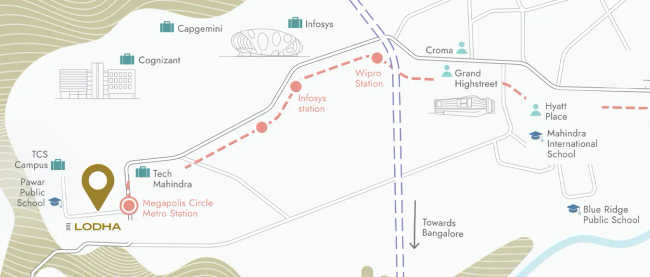 Lodha Sylvan Hinjewadi - Location Map
