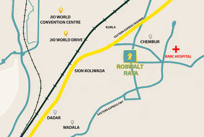 Roswalt Raya Chembur - Location Map