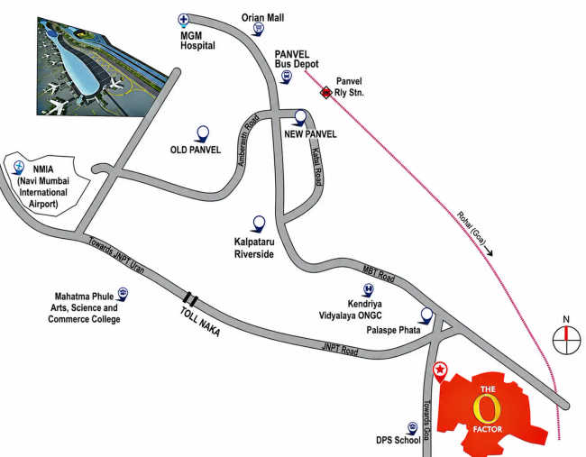 Arihant O Factor Panvel - Location Map