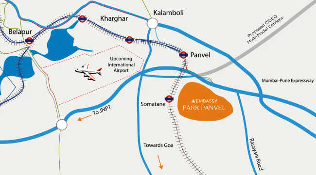 Embassy Park Panvel - Location Map
