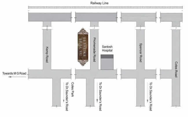 Prestige Deja Vu Pulikeshi Nagar - Location Map