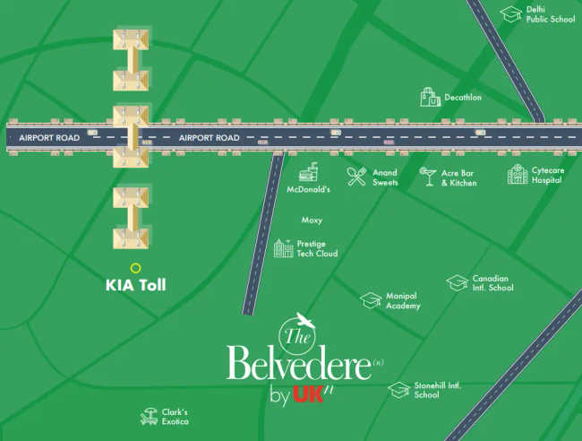 UKn The Belvedere Navarathna Agrahara - Location Map
