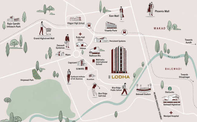 Lodha Magnus Hinjewadi - Location Map