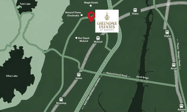 Sugee Greendale Estates Mulund - Location Map