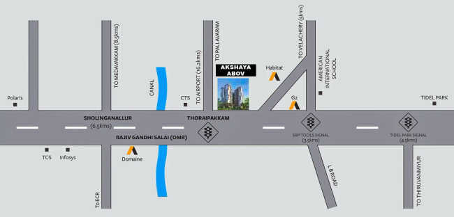 Akshaya Abov Padur - Location Map