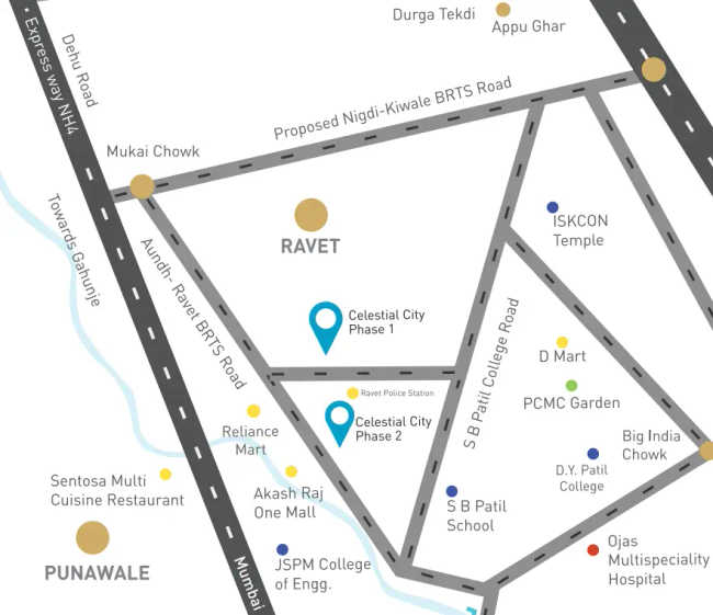 Rama Celestial City Ravet - Location Map