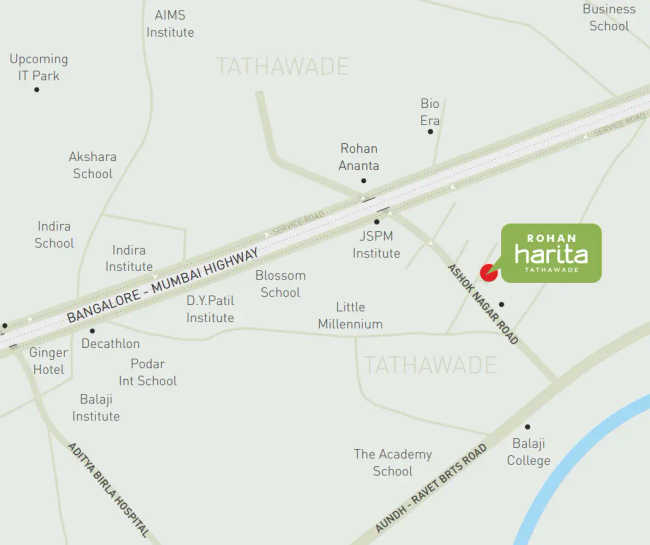 Rohan Harita Pimpri Chinchwad - Location Map