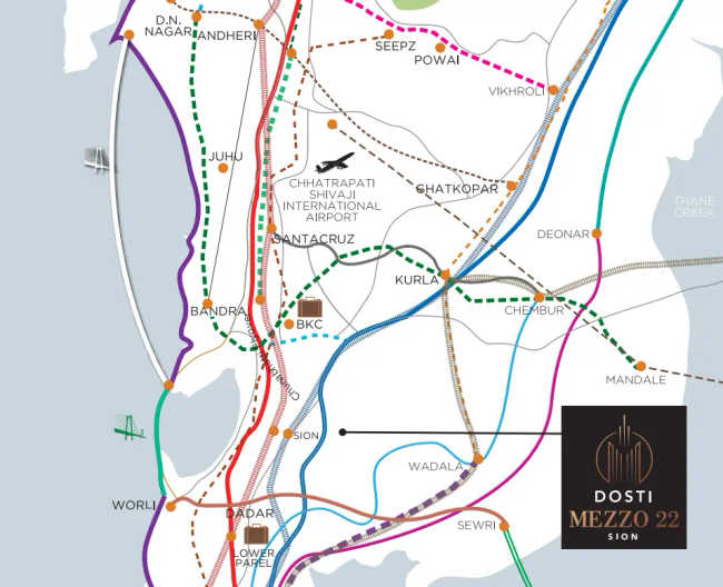 Dosti Mezzo 22 Sion - Location Map
