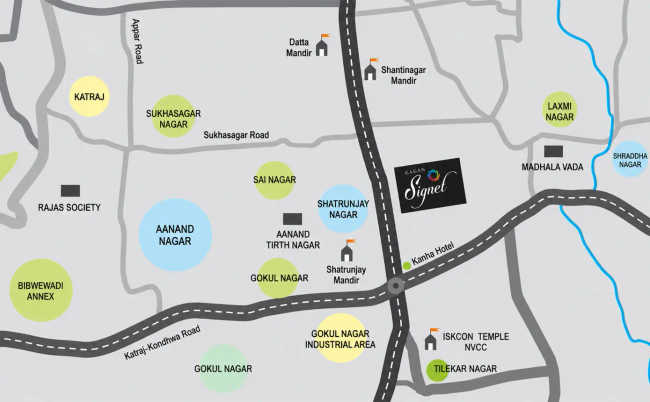 Gagan Signet Kondhwa - Location Map