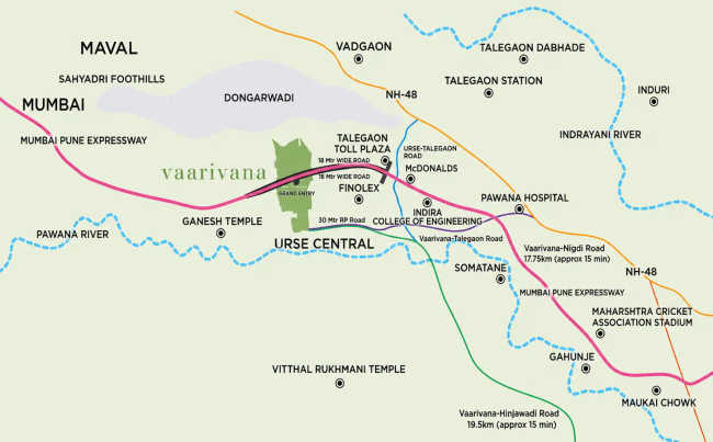 Pharande Vaarivana Urse - Location Map