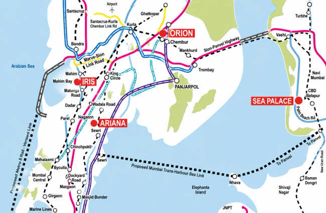 Ruparel Iris Matunga - Location Map