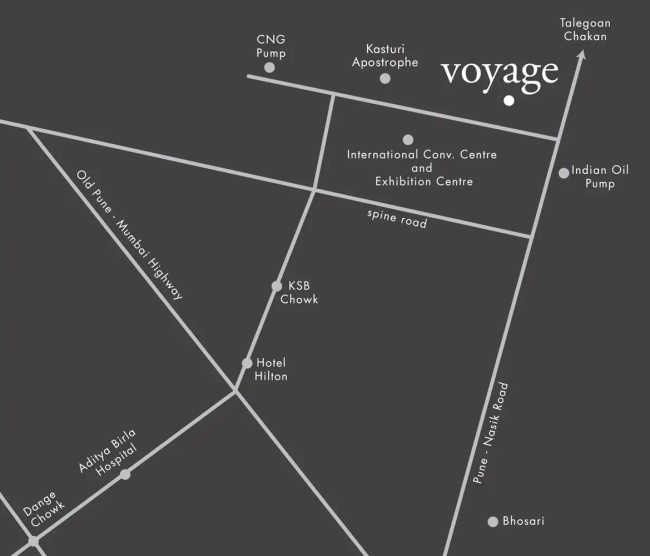 Kasturi Voyage Moshi - Location Map