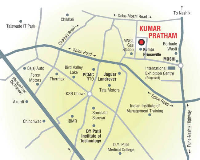 Kumar Pratham Moshi - Location Map