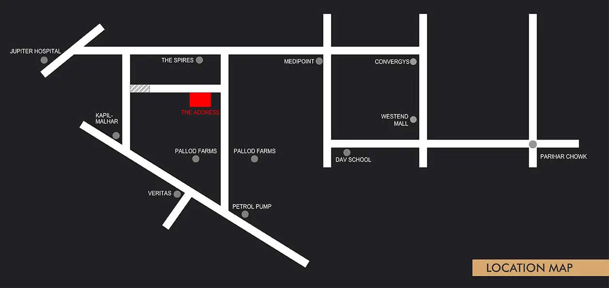Utsav The Address Baner - Location Map