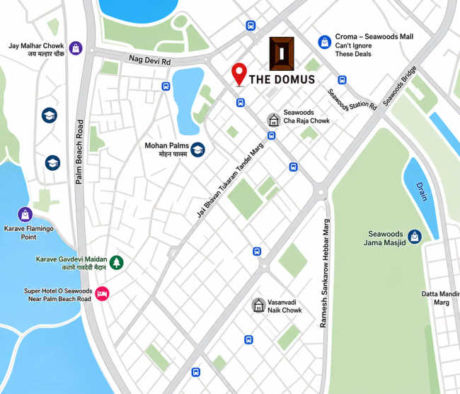 Aramus The Domus Seawoods - Location Map