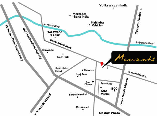 Mantra Moments Moshi - Location Map