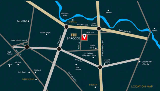 Rama Barcode Moshi - Location Map