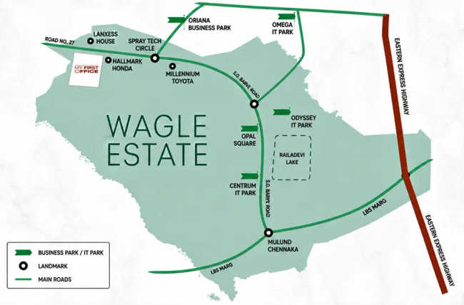 Squarefeet Centura Square Wagle Estate - Location Map