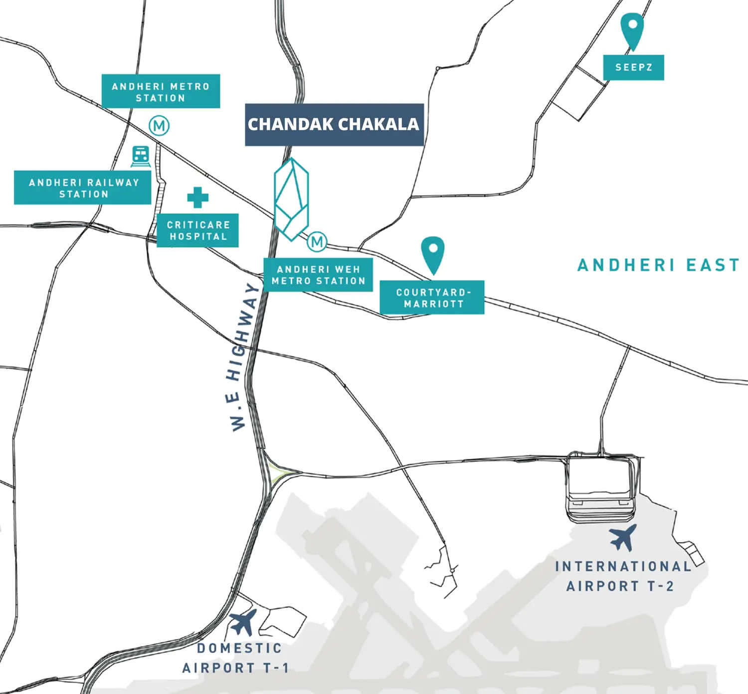 Chandak Chakala Chakala - Location Map