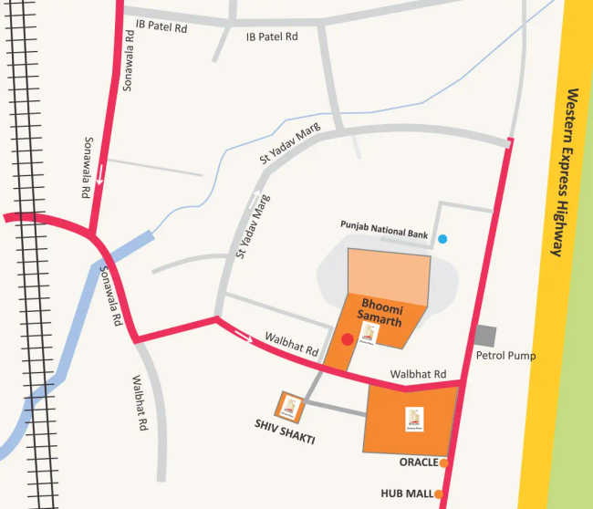Bhoomi Samarth Goregaon - Location Map