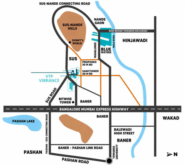 VTP Vibrance Baner - Location Map