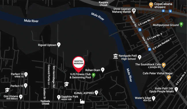 Mantra Meridian Balewadi - Location Map