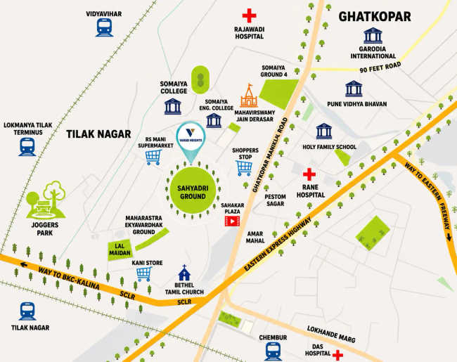 Gami Varad Heights Chembur - Location Map