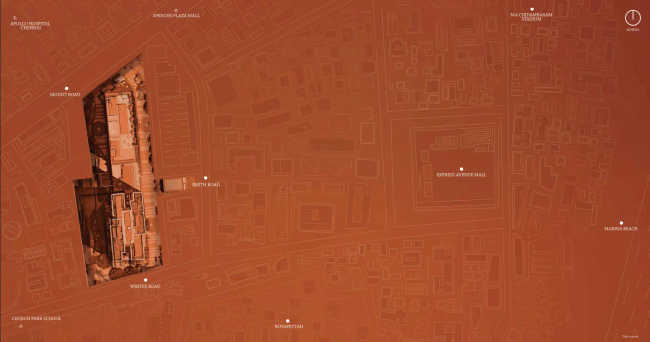 Brigade Icon Anna Salai - Location Map