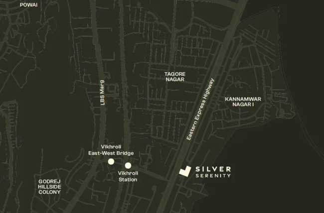 Silver Serenity Vikhroli - Location Map