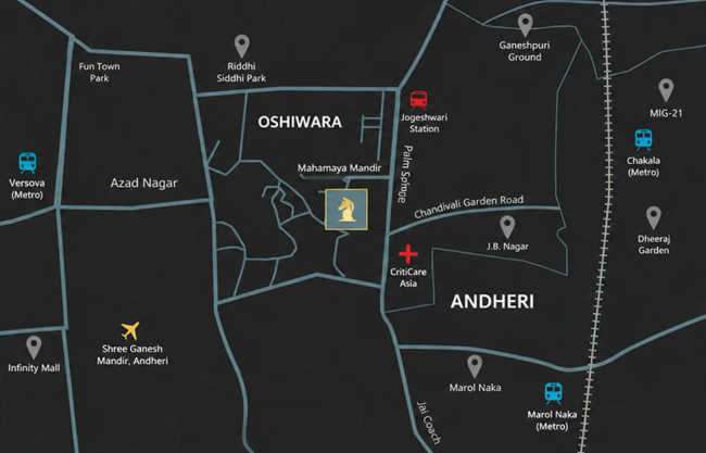 Roswalt Zaiden Oshiwara - Location Map