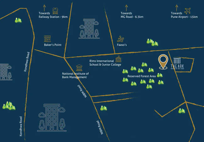 Tribeca The Ark Mohammed Wadi - Location Map