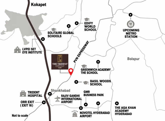 Ramky The Eminent Rajendra Nagar - Location Map