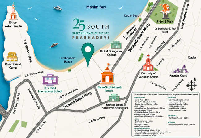Hubtown 25 Downtown Tardeo - Location Map