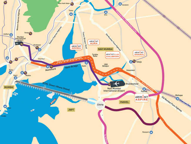 Arihant Aspire Panvel - Location Map
