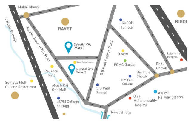 Rama Celestial City Ravet - Location Map