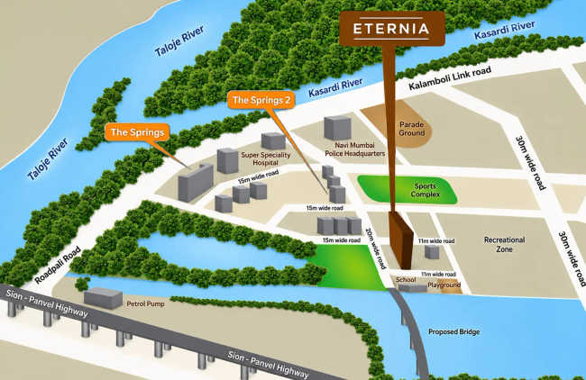 Greenscape Eternia Kalamboli - Location Map
