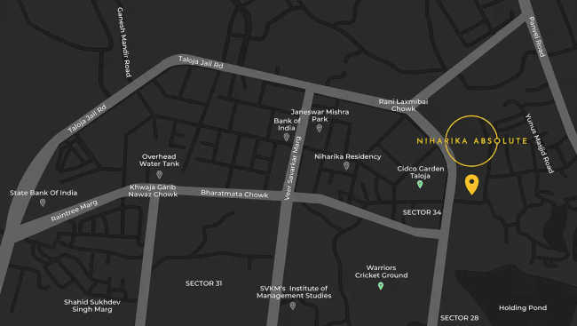 Juhi Niharika Absolute Kharghar - Location Map