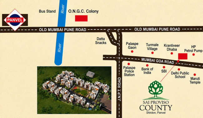 Sai Proviso County Panvel - Location Map