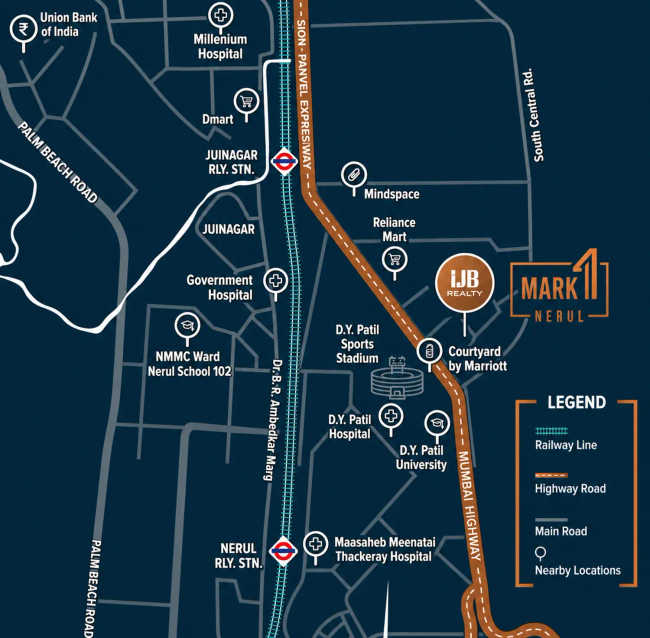 IJB Mark 1 Nerul - Location Map