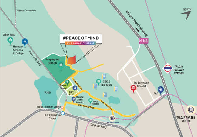 Satyam Next Level Kharghar - Location Map