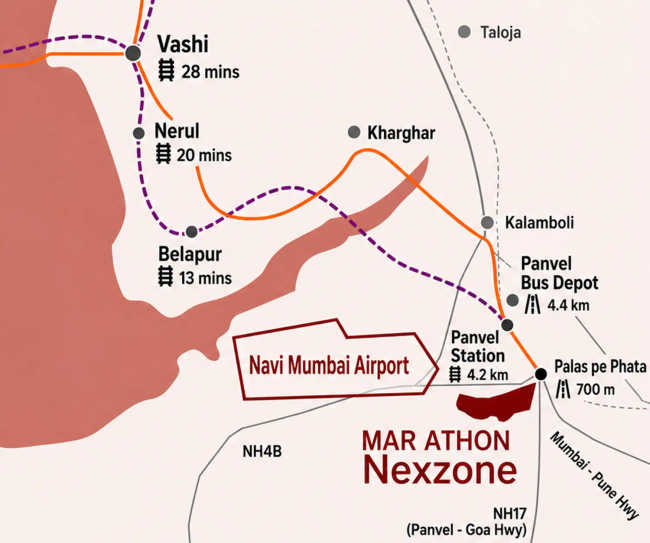Marathon Nexzone Panvel - Location Map
