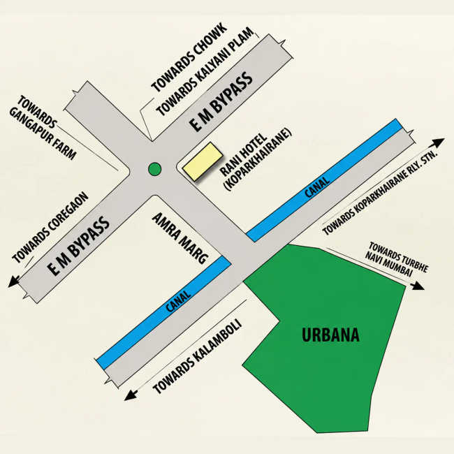 Urbana Ruby Anandapur - Location Map