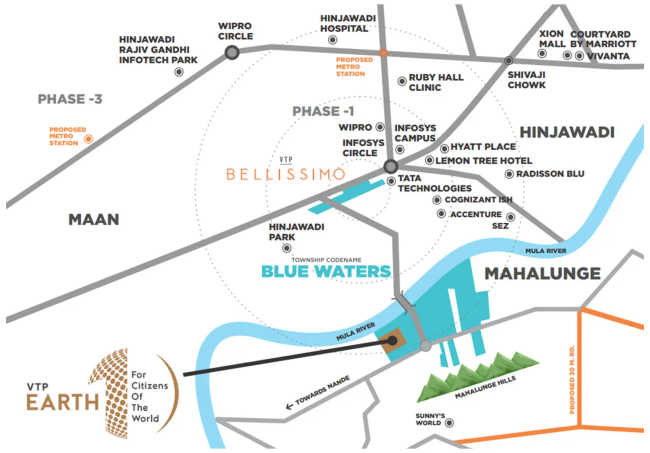VTP Earth One Mahalunge - Location Map