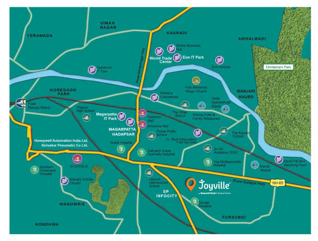 Shapoorji Joyville Hadapsar Annexe Hadapsar - Location Map