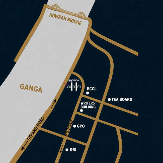 Keventer One BBD Bagh - Location Map